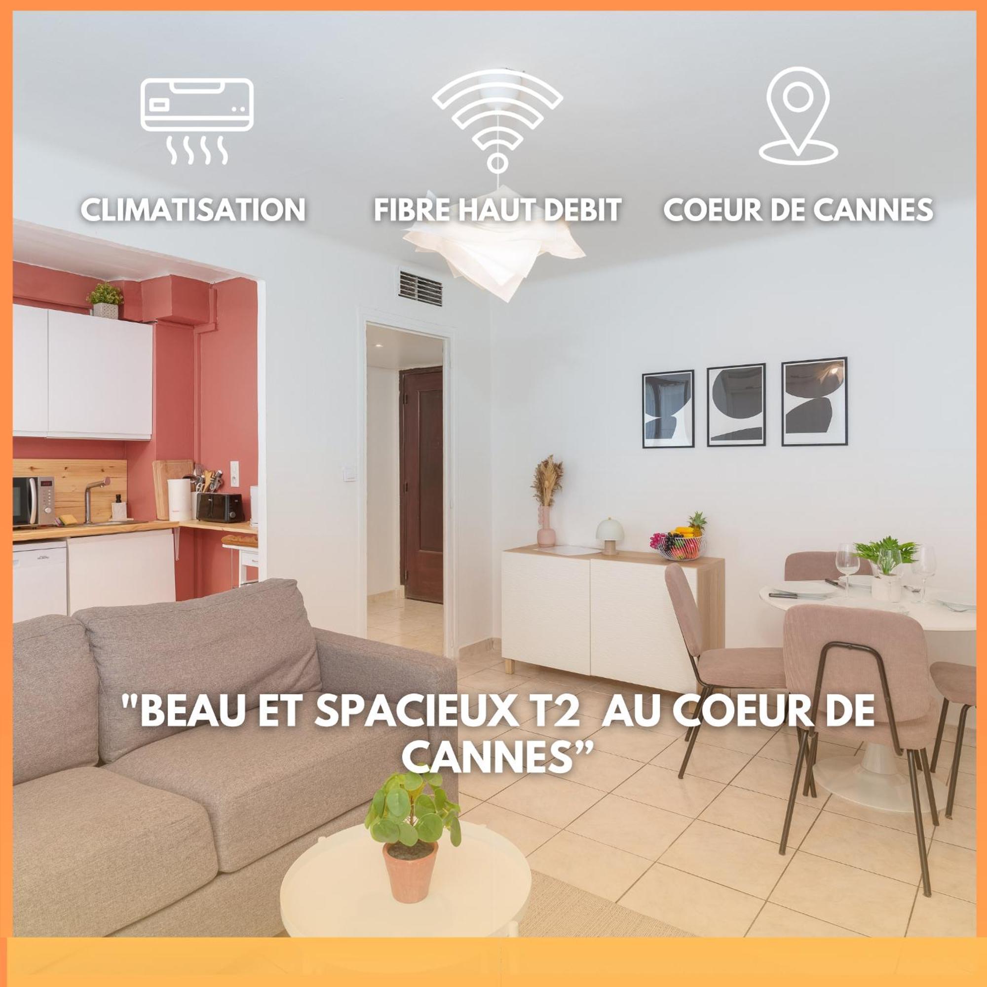 Le Gabin By Apirent #Centre-Ville #Climatisation #Wifi Cannes Dış mekan fotoğraf